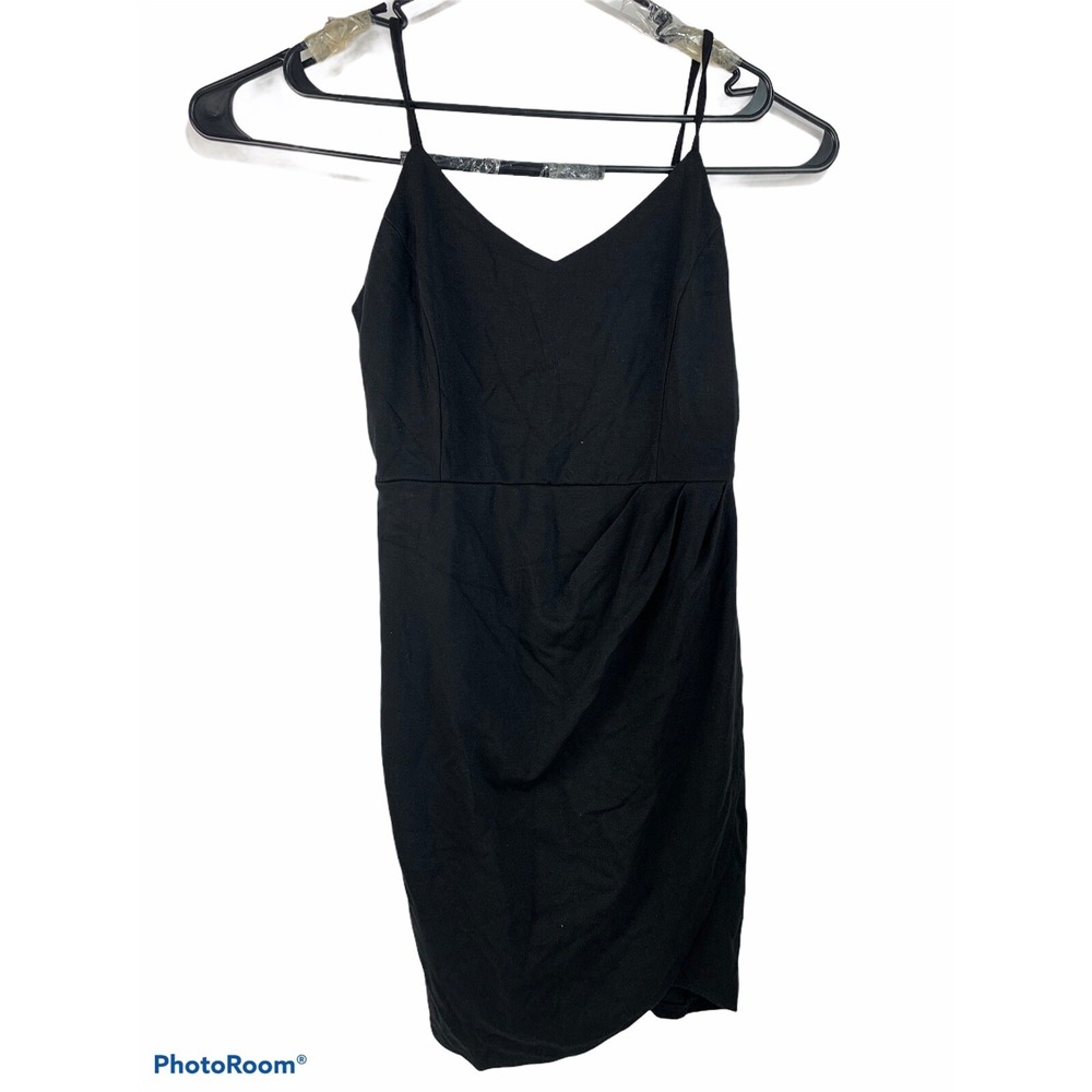 NWT Zalalus Womens XL‎ Black Side Zip Dress